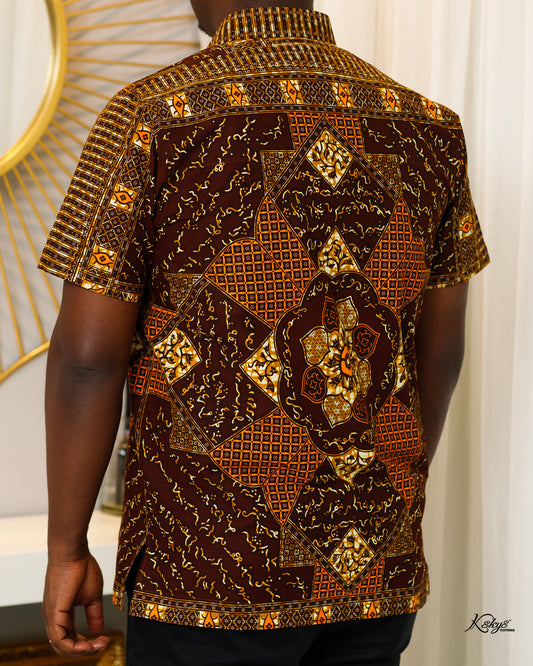 OKUNO PA BROWN SHORT SLEEVE