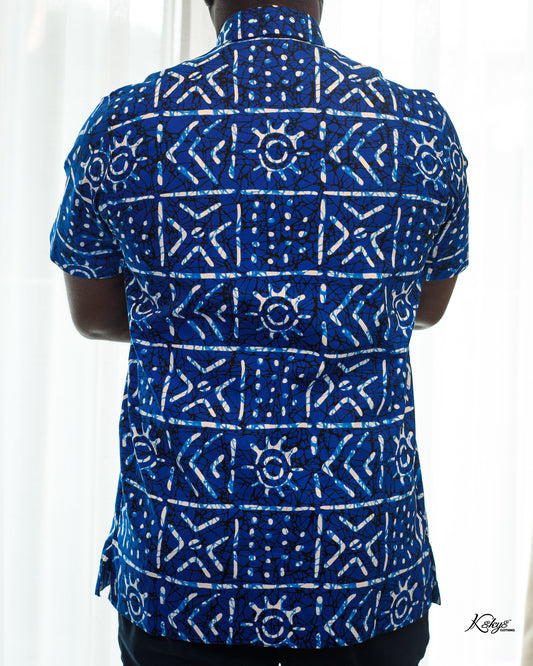 TRIBAL PRINT BLUE