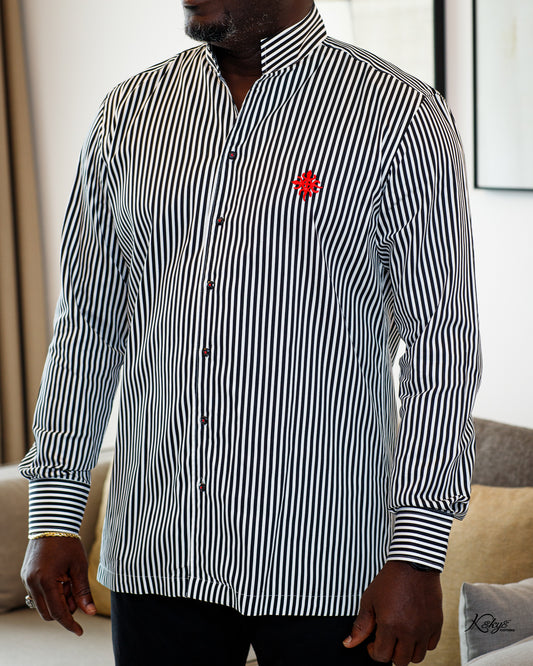 TWIN CROCODILE BLACK & WHITE