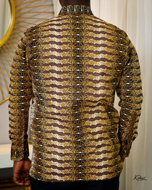 WOODIN BROWN LONG SLEEVE