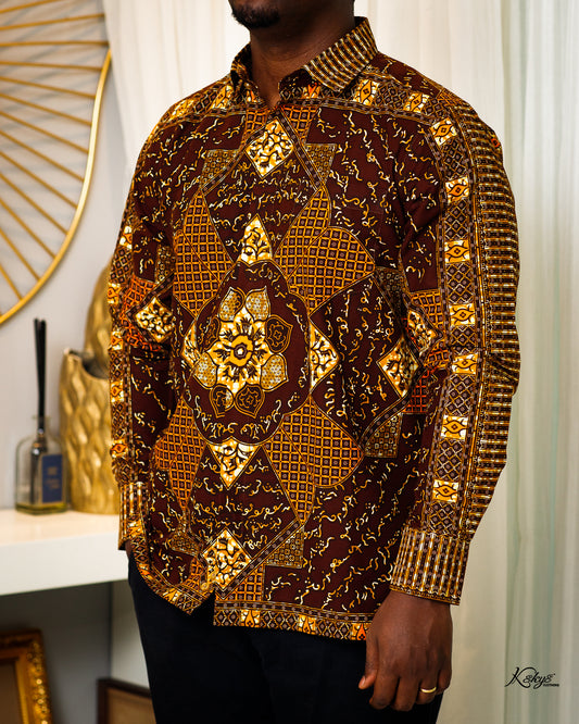 OKUNO PA BROWN LONG SLEEVE