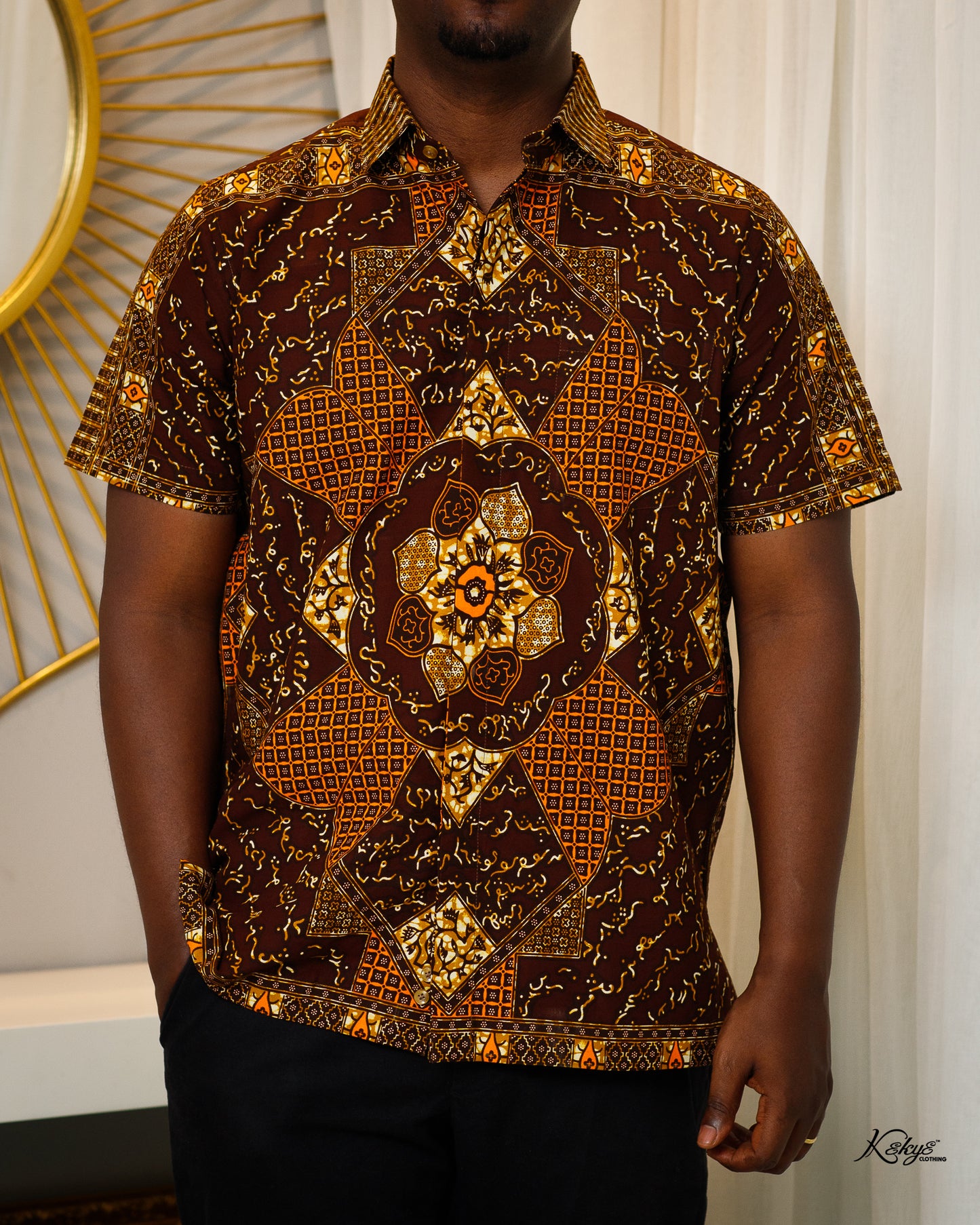 OKUNO PA BROWN  SHORT SLEEVE