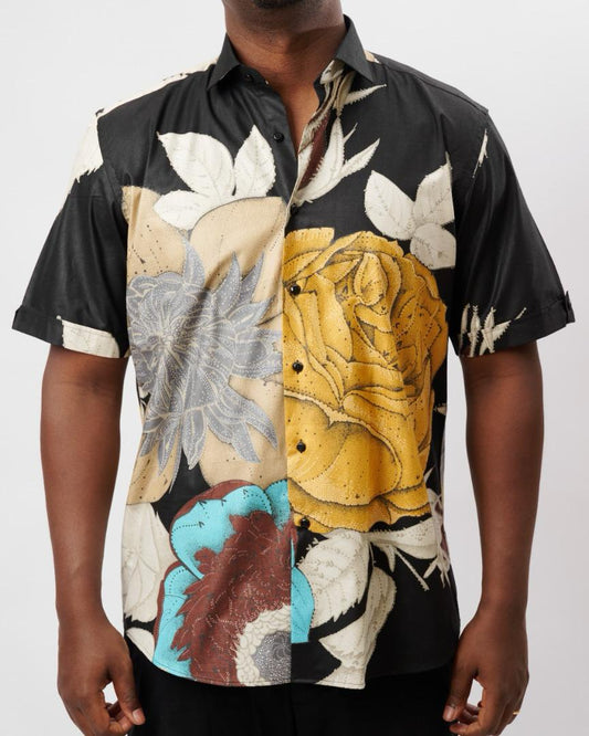 TRUE ORGINAL BIG FLOWER IN BLACK