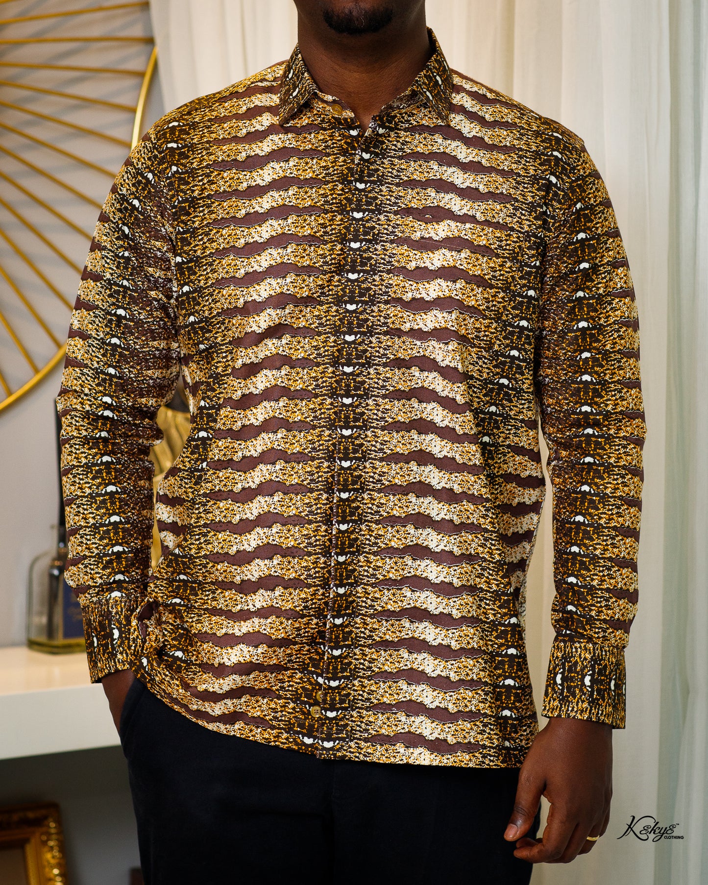 WOODIN BROWN LONG SLEEVE